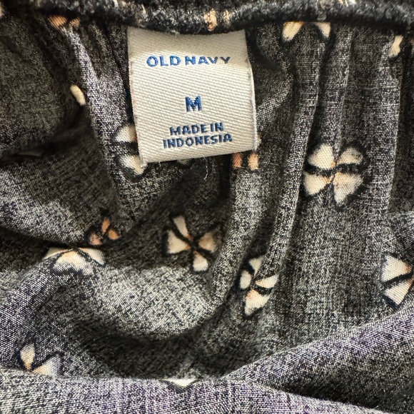 Old Nave Swing Tiered Black Dress - Picture 6 of 7